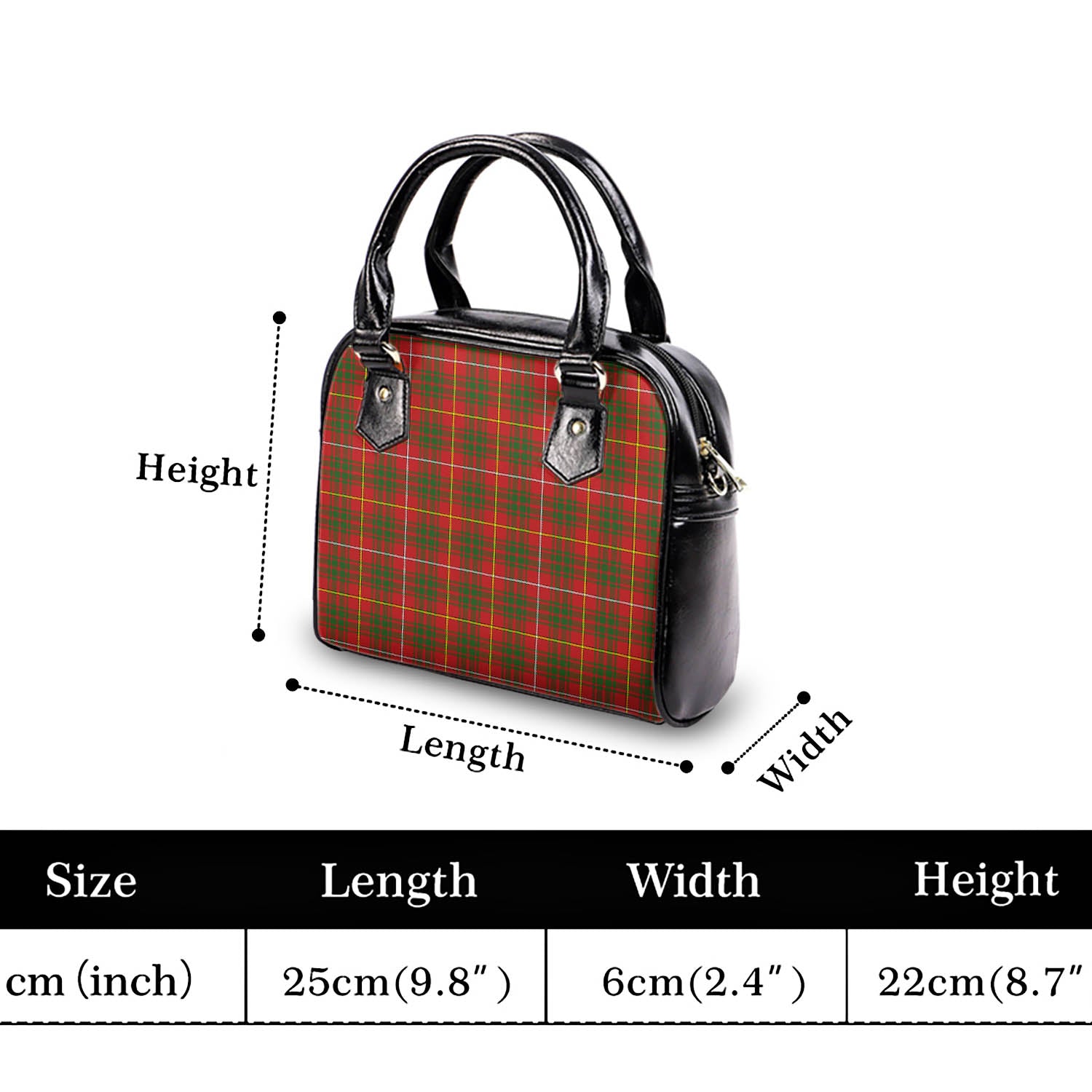 Bruce County Canada Tartan Shoulder Handbags - Tartanvibesclothing