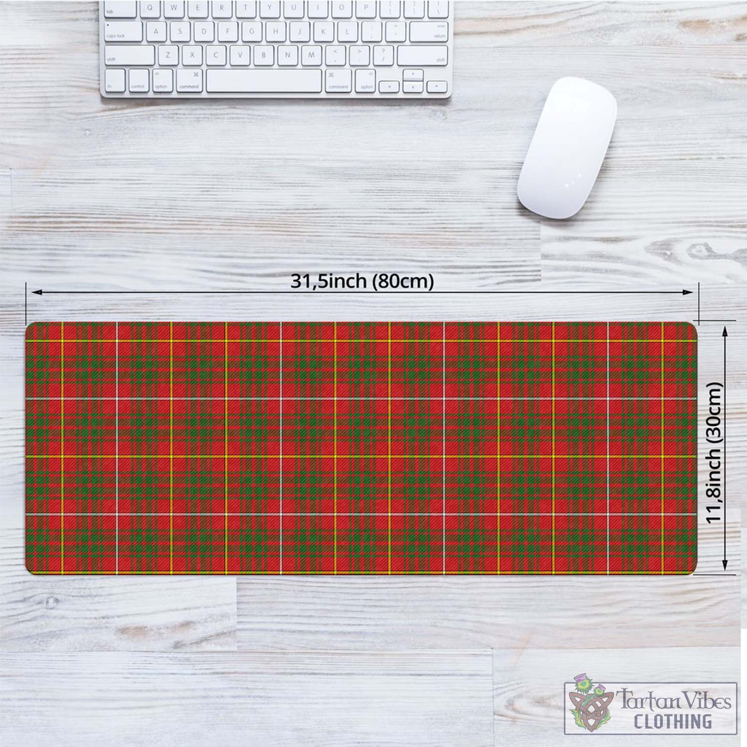 Tartan Vibes Clothing Bruce County Canada Tartan Mouse Pad