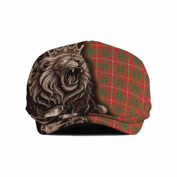 Bruce County Canada Tartan Flat Cap, Jeff Cap Roaring Lion Heritage