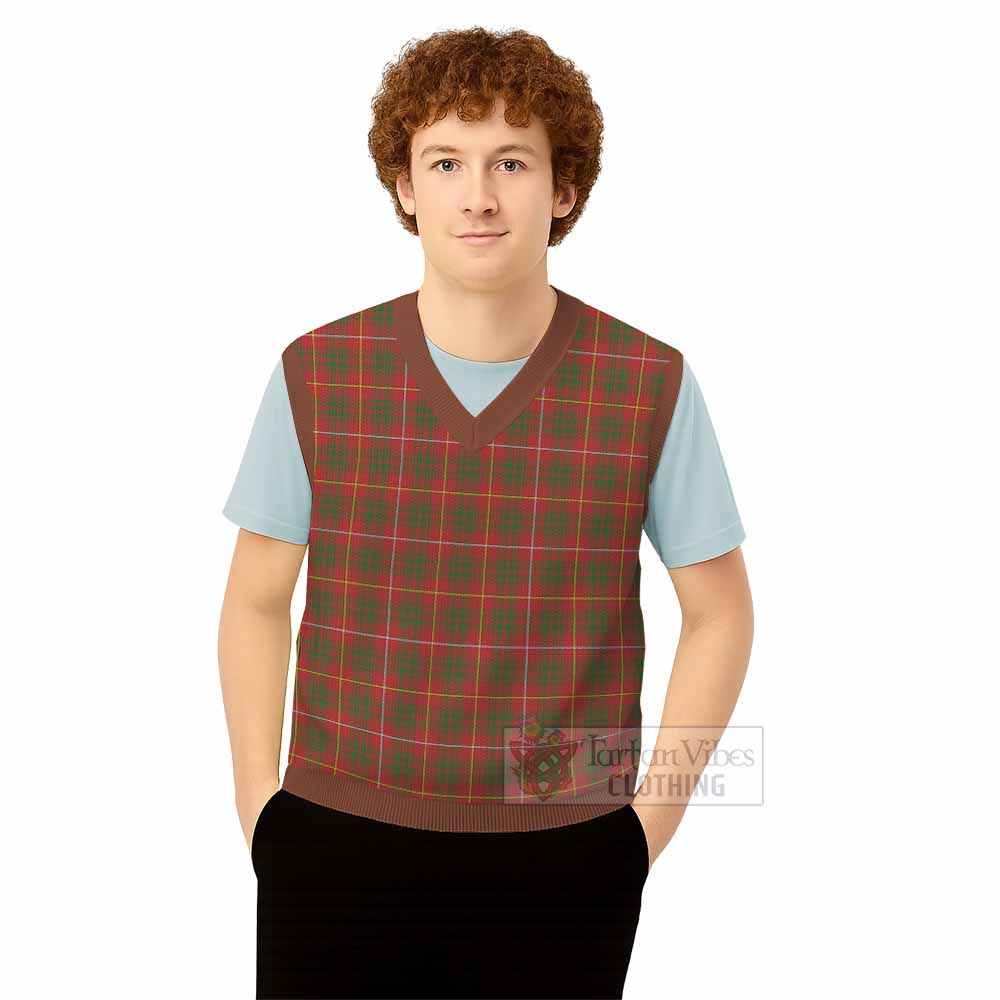 Bruce County Canada Tartan Knitted V-Neck Vest - Tartan Vibes Clothing
