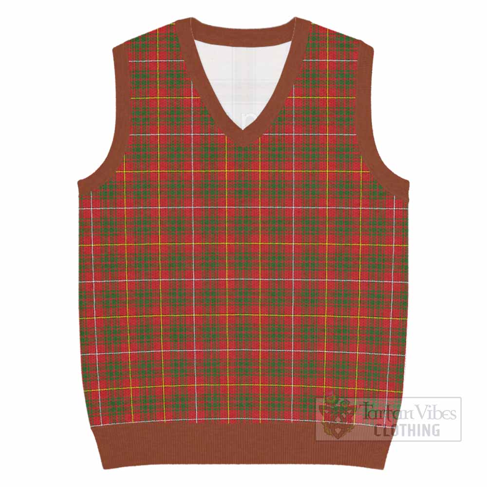 Bruce County Canada Tartan Knitted V-Neck Vest - Tartan Vibes Clothing