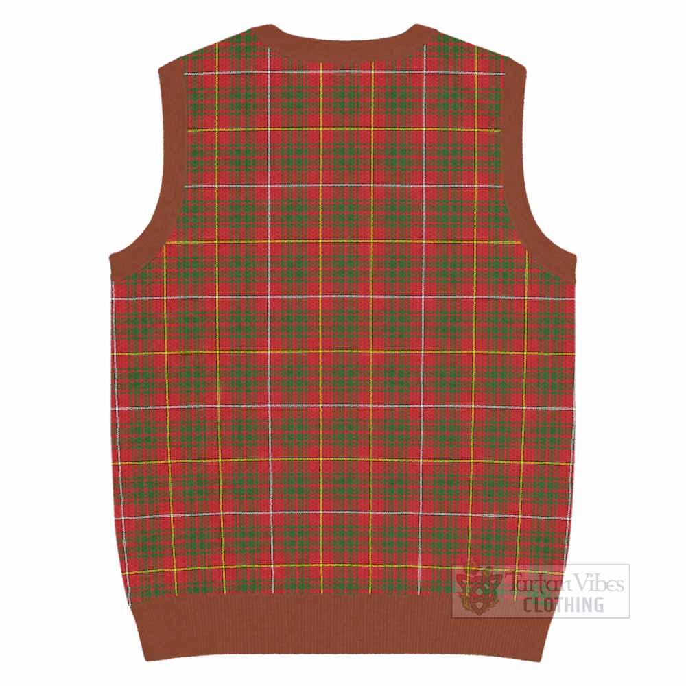 Bruce County Canada Tartan Knitted V-Neck Vest - Tartan Vibes Clothing