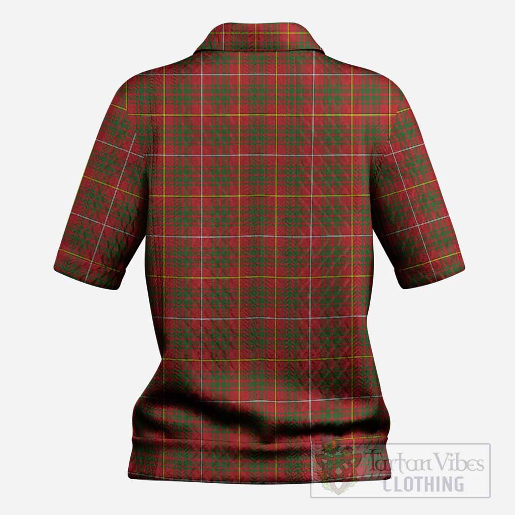 Bruce County Canada Tartan Women’s Polo Sweater Top