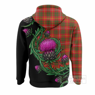 Bruce County Tartan Hoodie Resilient Scottish Thistle