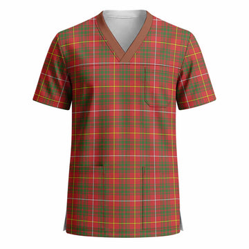 Bruce County Tartan Scrub Top - Tartan Vibes Clothing