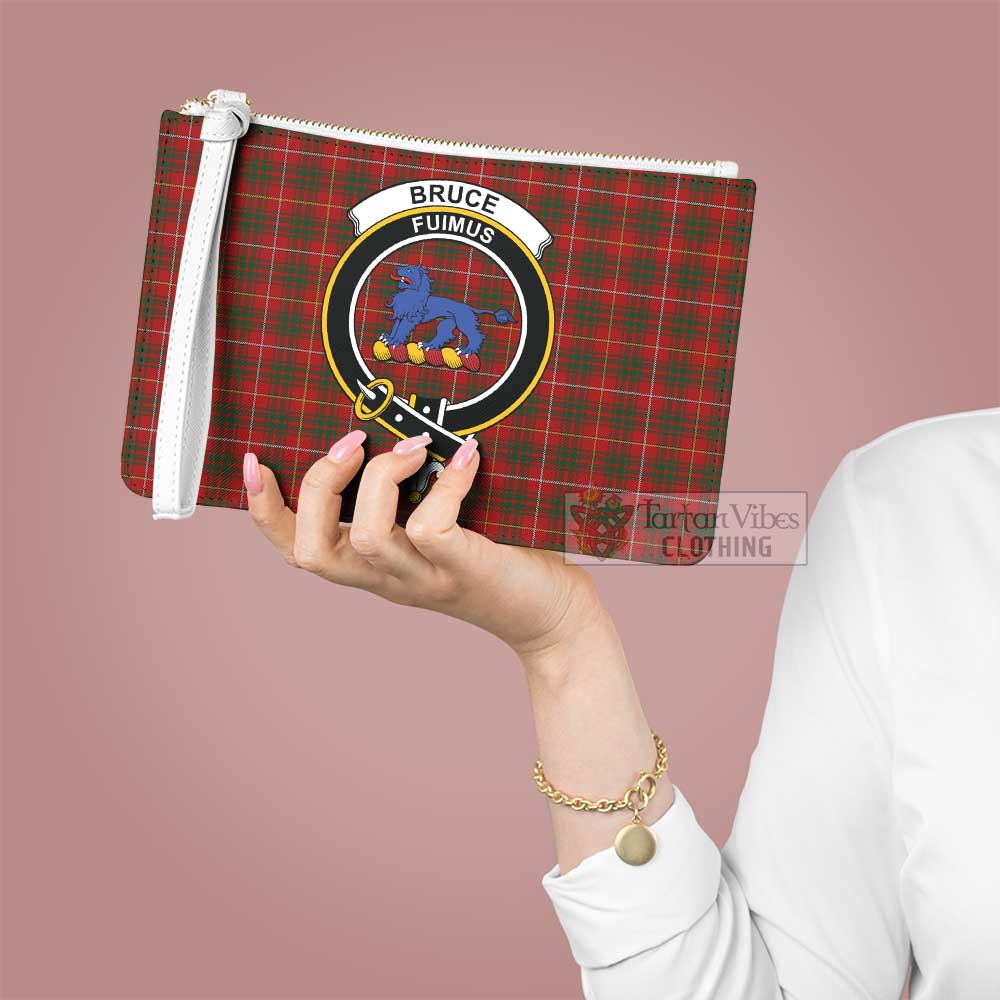Tartan Vibes Clothing Bruce Family Crest Tartan Clutch Bag