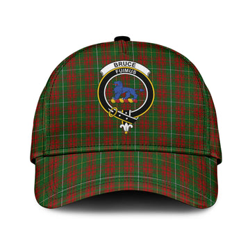 Bruce Hunting Tartan Classic Cap with Family Crest