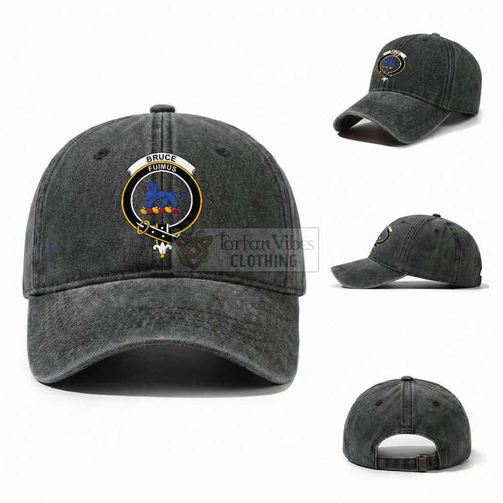 Bruce Scottish Clan Crest Washed Baseball Cap