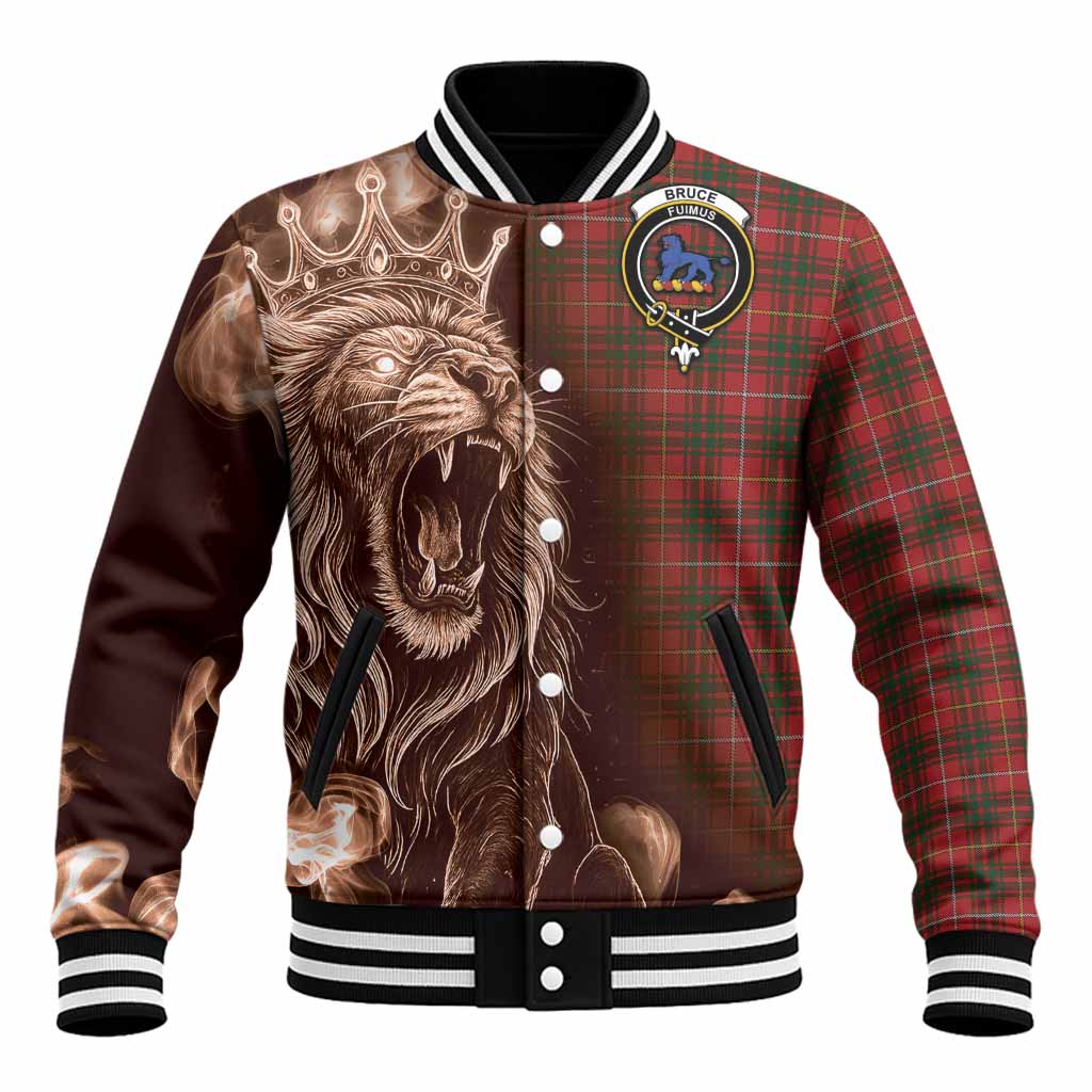 Bruce Tartan Baseball Jacket Roaring Lion Heritage