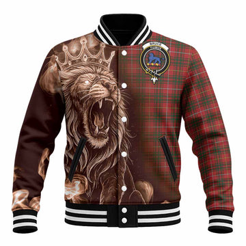 Bruce Tartan Baseball Jacket Roaring Lion Heritage