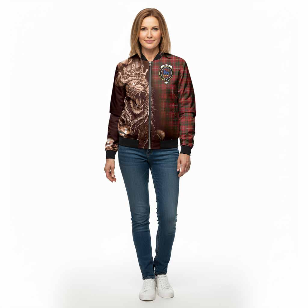 Bruce Tartan Bomber Jacket Roaring Lion Heritage