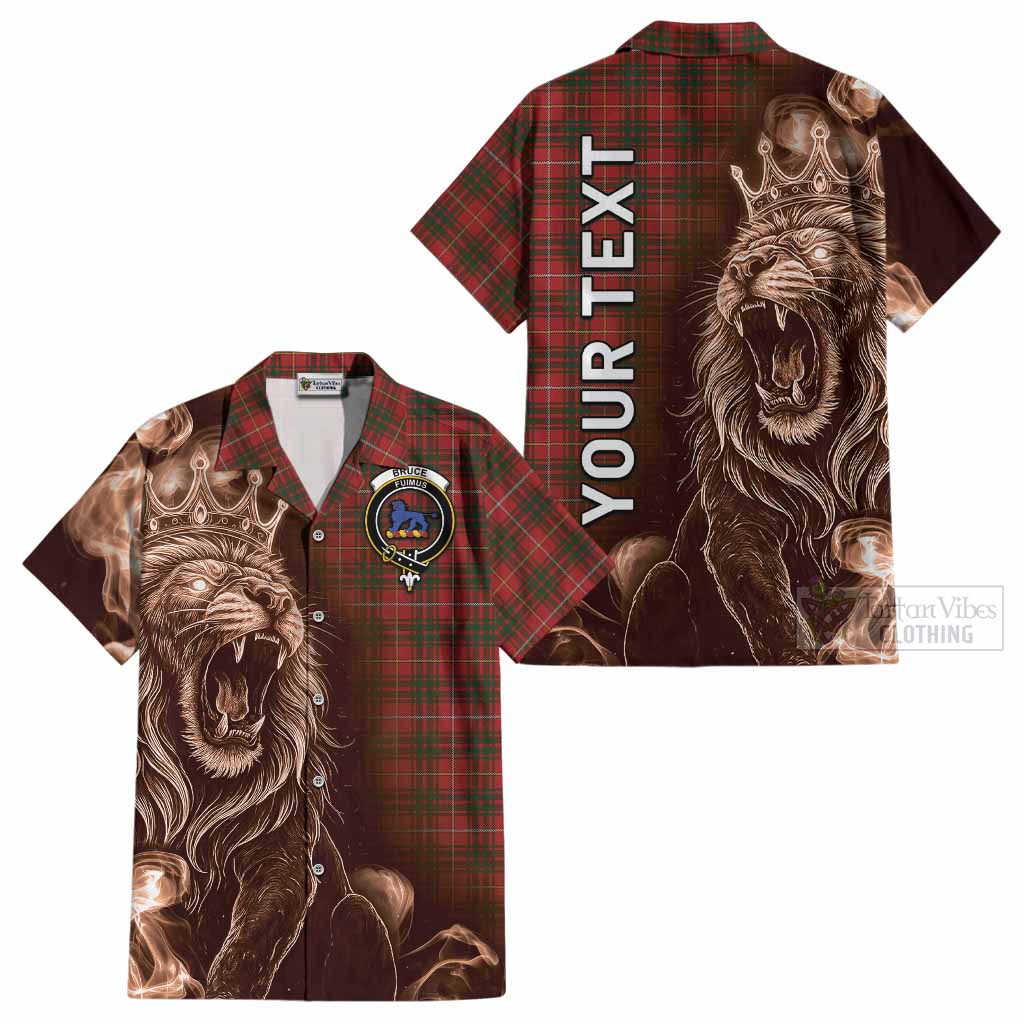 Bruce Tartan Cotton Hawaiian Shirt Roaring Lion Heritage