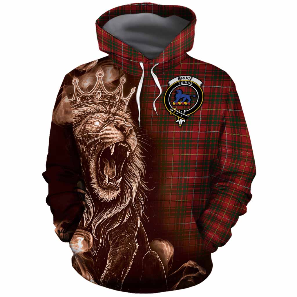 Bruce Tartan Cotton Hoodie Roaring Lion Heritage
