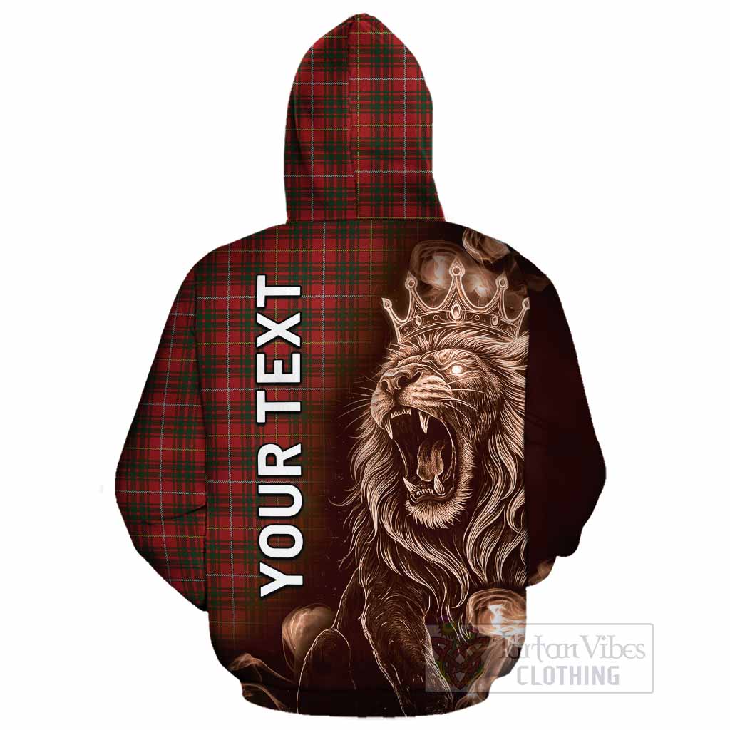 Bruce Tartan Cotton Hoodie Roaring Lion Heritage