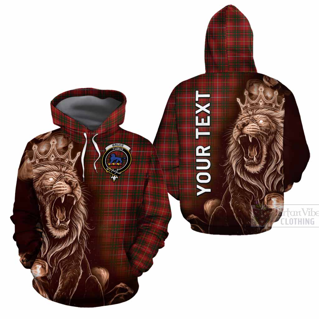 Bruce Tartan Cotton Hoodie Roaring Lion Heritage