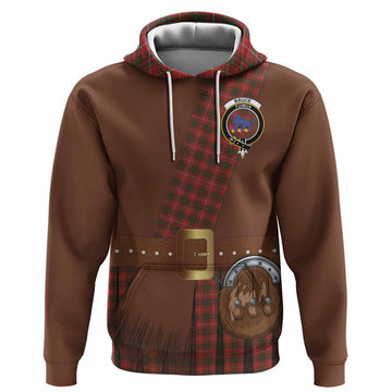 Bruce Tartan Crest Hoodie Kilt Costume Style