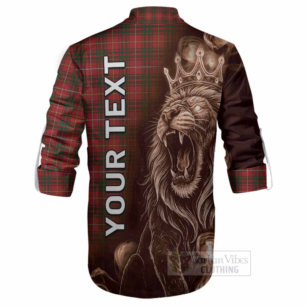 Bruce Tartan Ghillie Shirt Roaring Lion Heritage