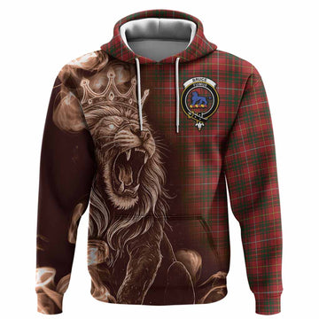 Bruce Tartan Hoodie Roaring Lion Heritage