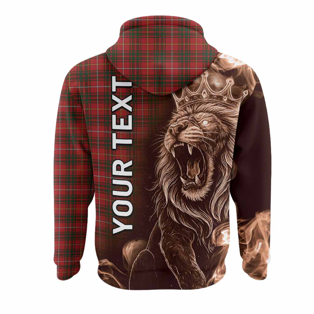 Bruce Tartan Hoodie Roaring Lion Heritage