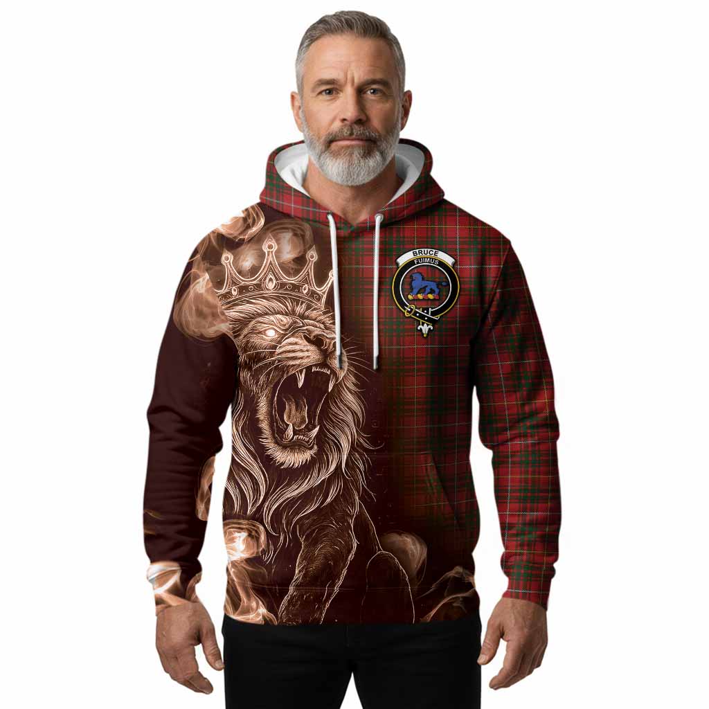 Bruce Tartan Hoodie Roaring Lion Heritage