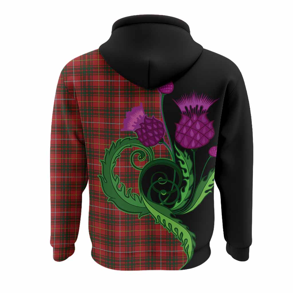 Bruce Tartan Hoodie Traditional Scottish Thistle