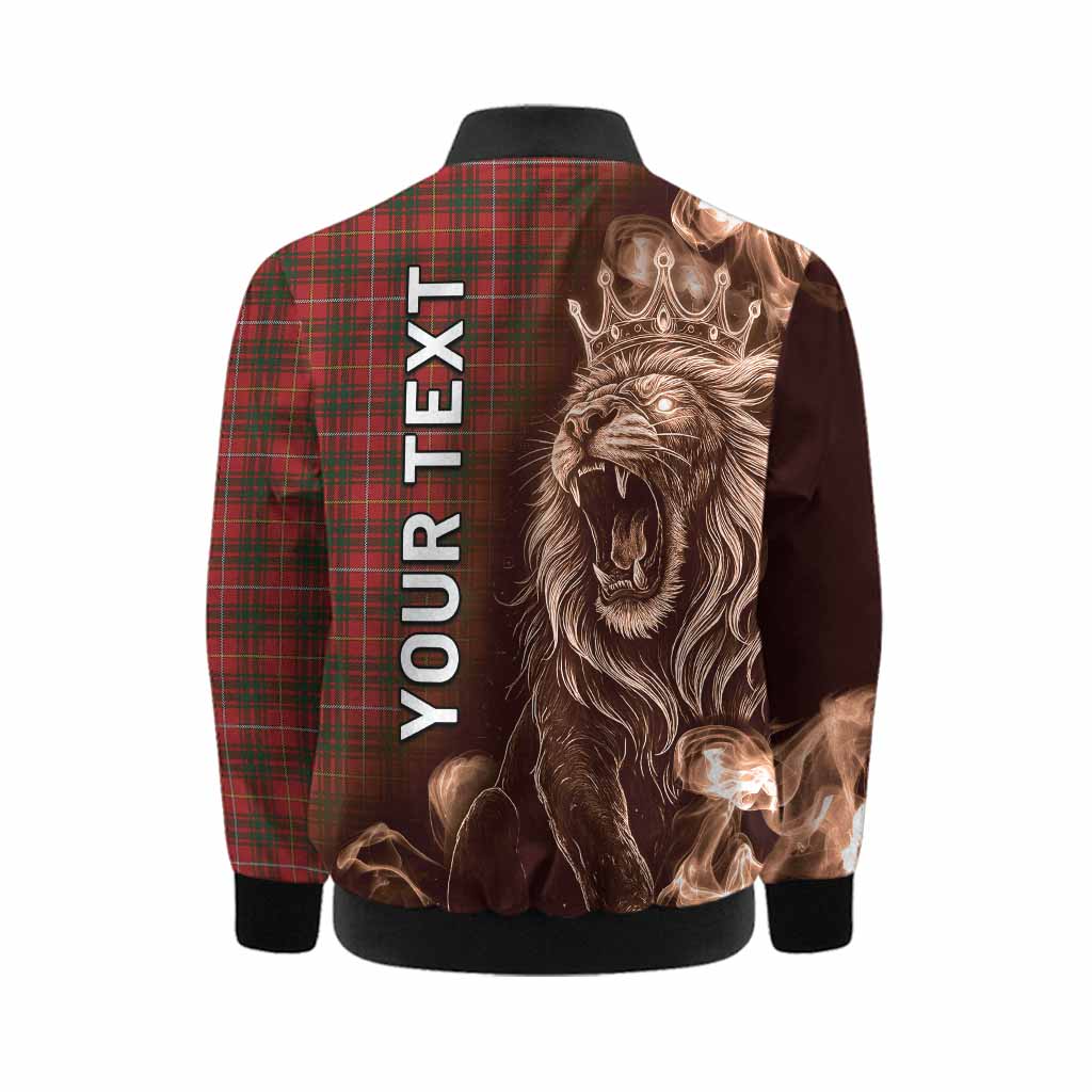 Bruce Tartan Kid Bomber Jacket Roaring Lion Heritage