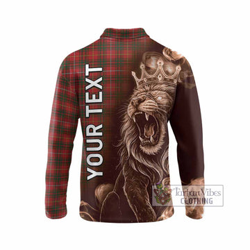 Bruce Tartan Long Sleeve Polo Shirt Roaring Lion Heritage