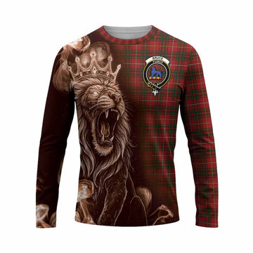 Bruce Tartan Long Sleeve T-Shirt Roaring Lion Heritage