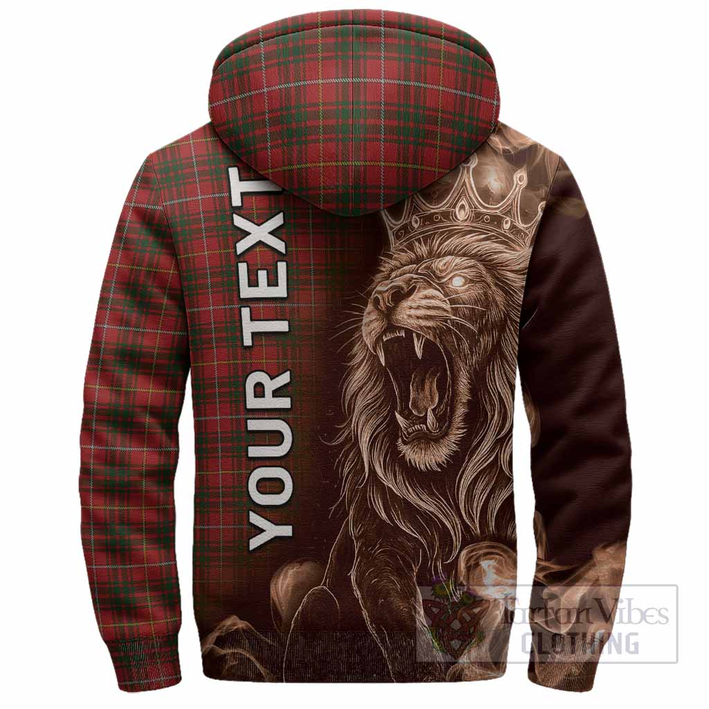 Bruce Tartan Sherpa Hoodie Roaring Lion Heritage