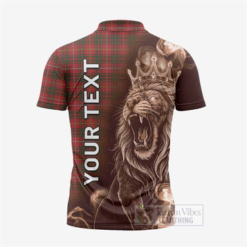 Bruce Tartan Zipper Polo Shirt Roaring Lion Heritage