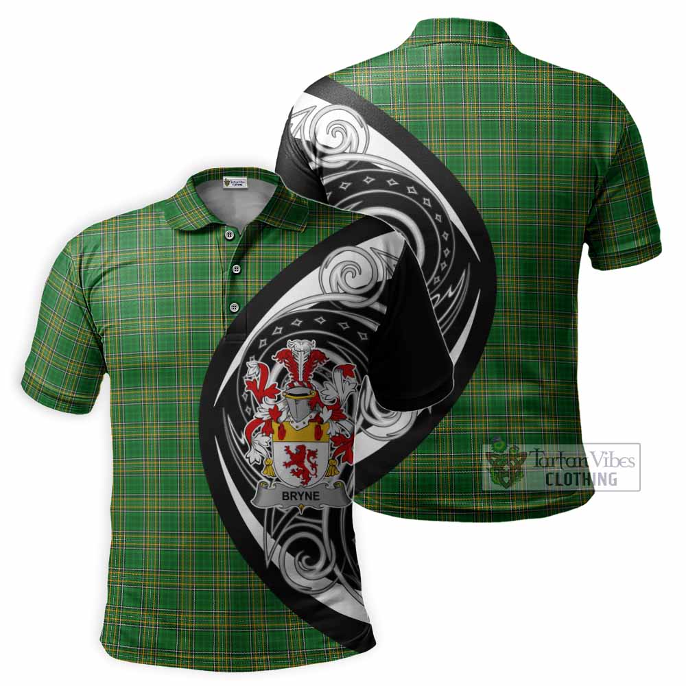 Bryne Irish Clan Polo Shirt Celtic Circle Style - Tartan Vibes Clothing