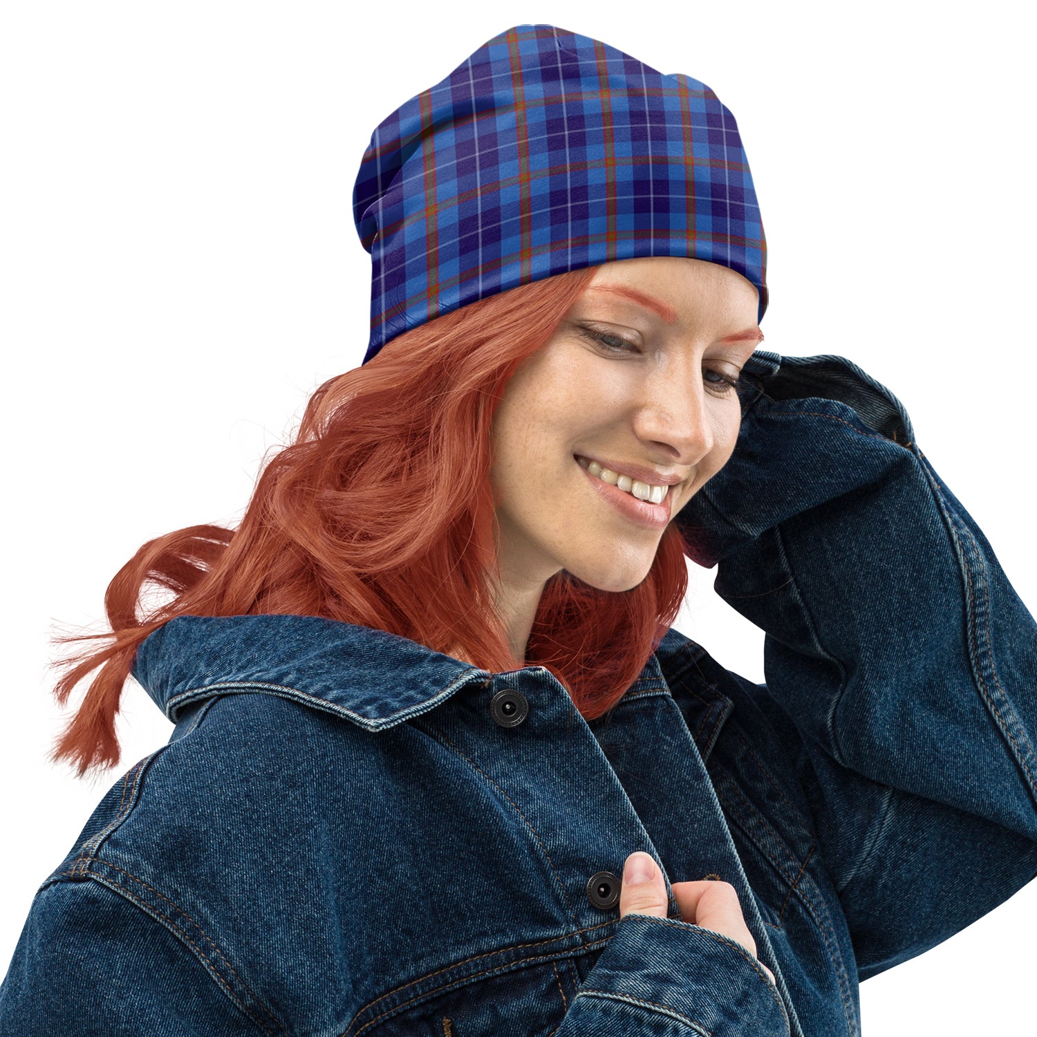 Bryson Tartan Beanies Hat One Size 22 inches 15.5 inches - Tartanvibesclothing