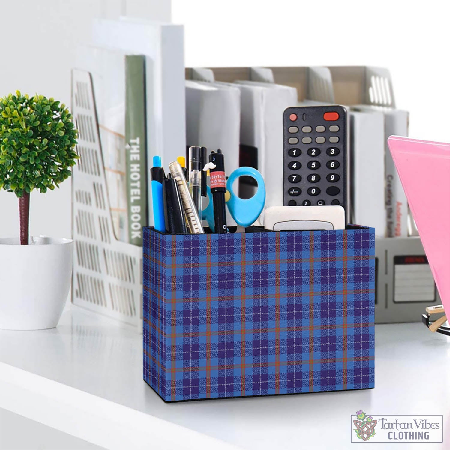 Bryson Tartan Pen Holder One Size 5.9"(L)*2.7"(W)*4.3"(H) - Tartan Vibes Clothing