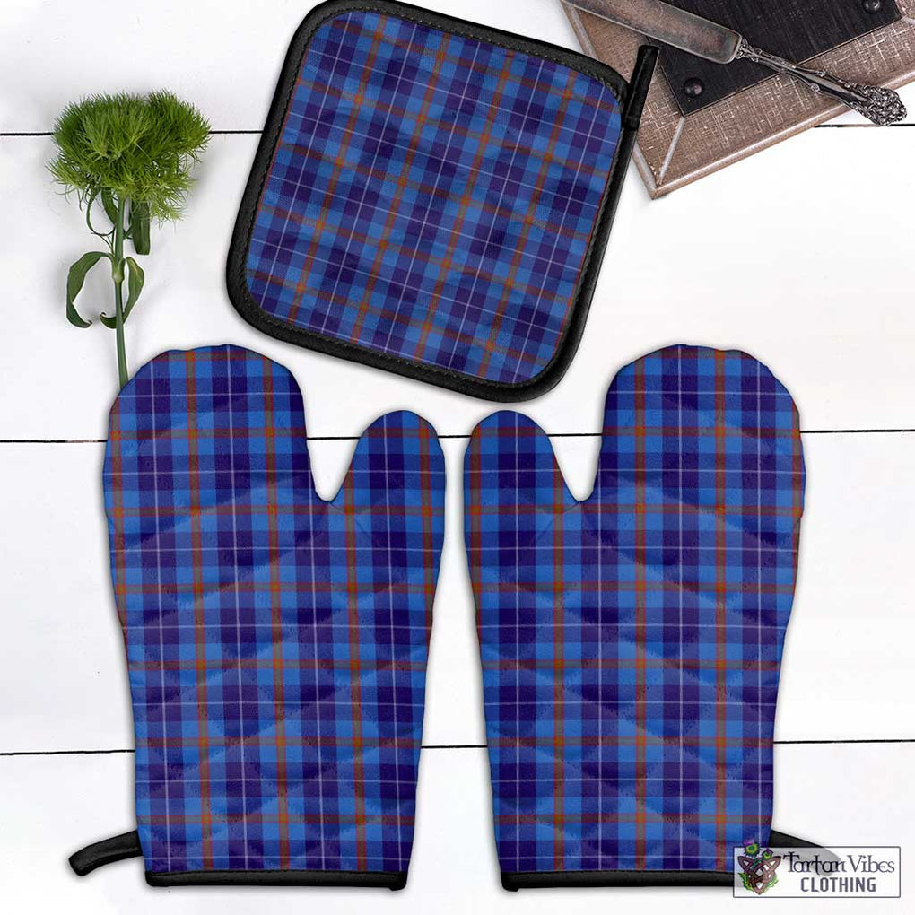 Bryson Tartan Combo Oven Mitt & Pot-Holder Combo 1 Oven Mitt & 1 Pot-Holder Black - Tartan Vibes Clothing