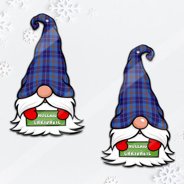 Bryson Gnome Christmas Ornament with His Tartan Christmas Hat