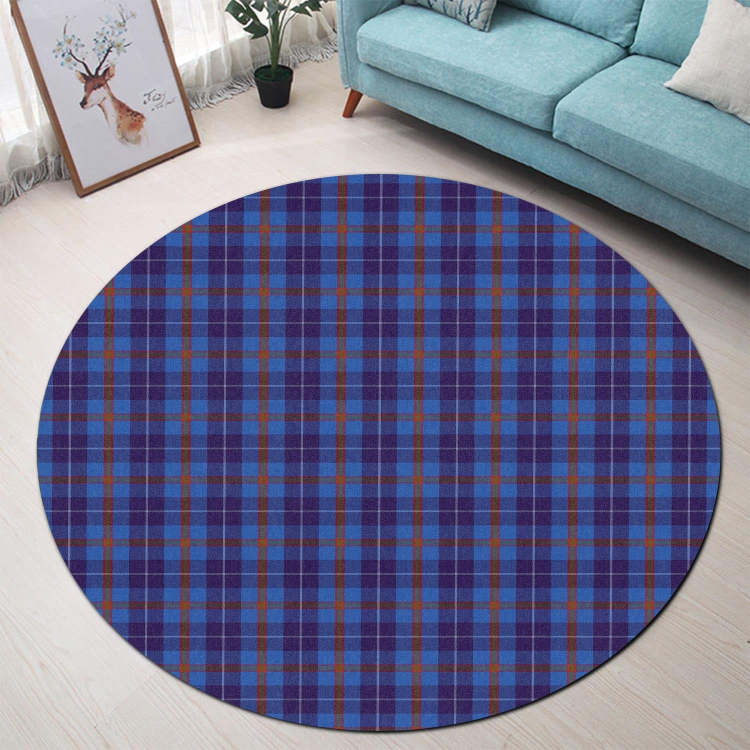 Bryson Tartan Round Rug - Tartan Vibes Clothing