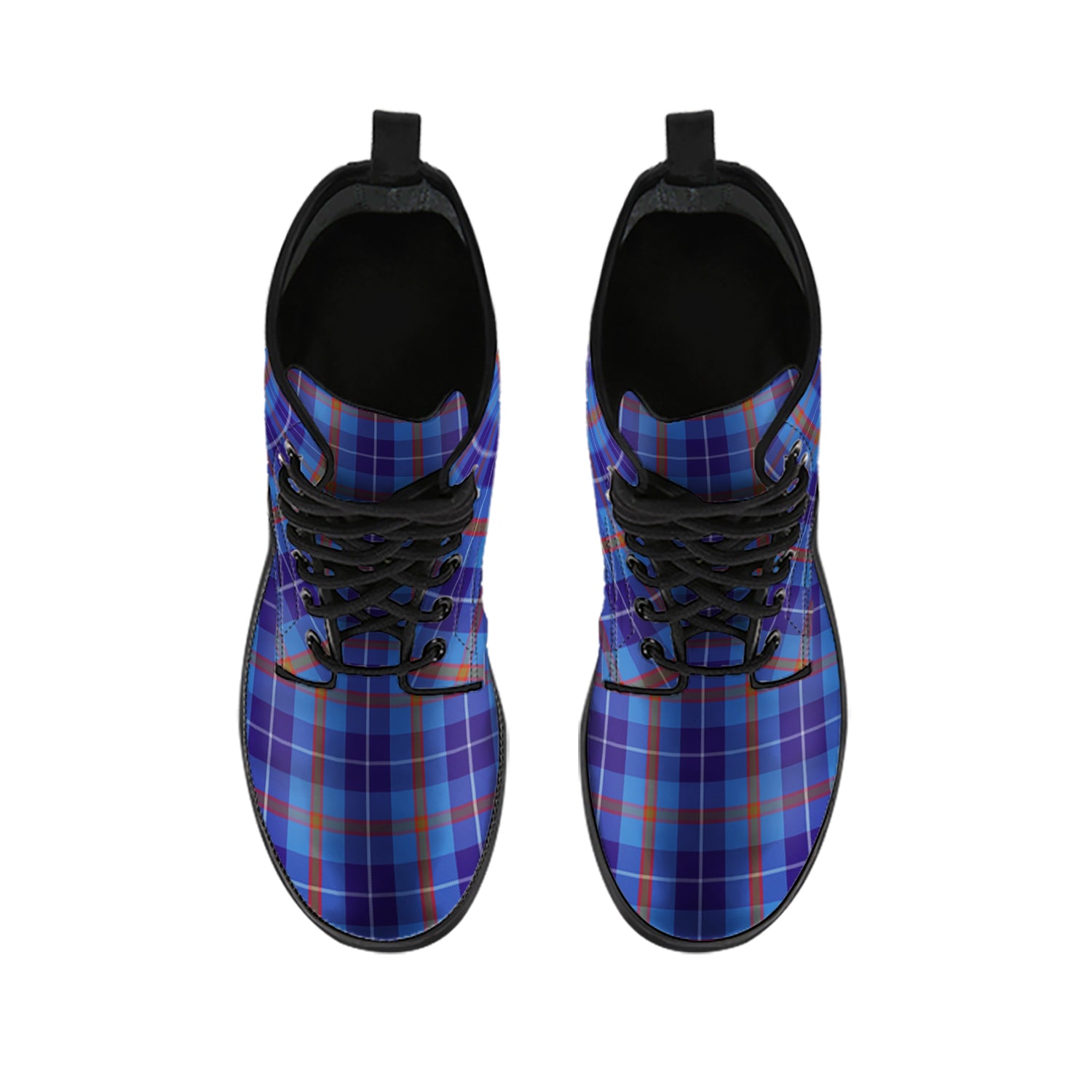 Bryson Tartan Leather Boots - Tartanvibesclothing
