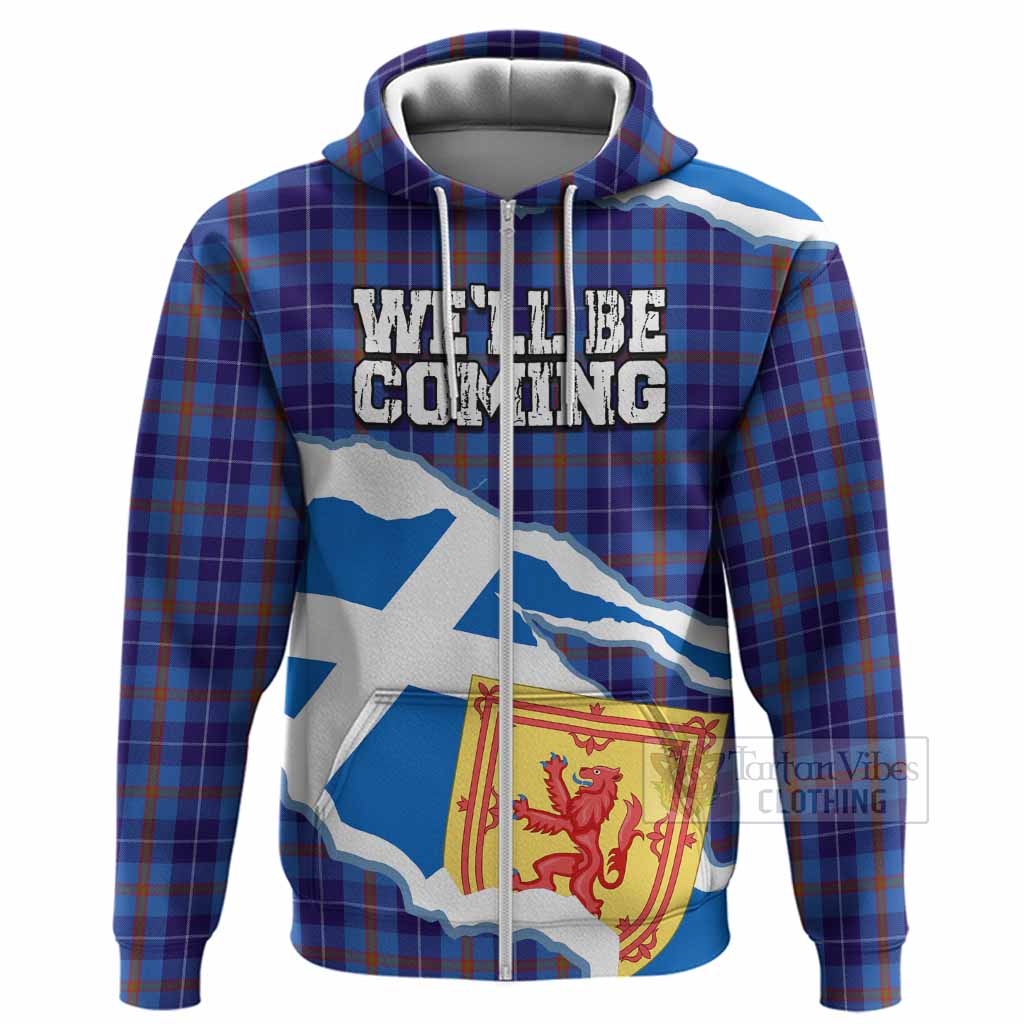 Bryson Scotland Football Tartan Hoodie We'll Be Coming