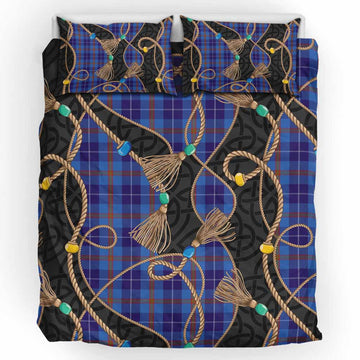 Bryson Scottish Tartan Twisted Ropes Stylized Bedding Set UK Bedding Set UK King 91*87 inch - Tartan Vibes Clothing