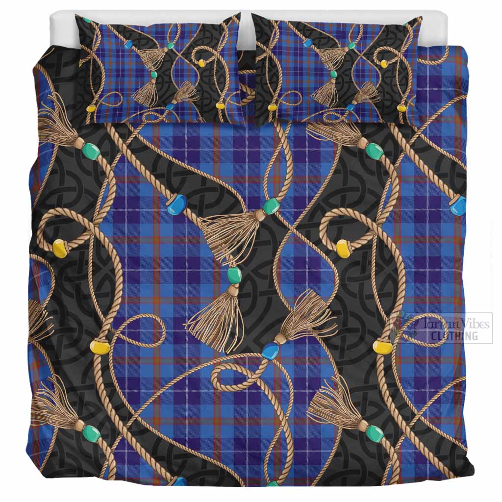Bryson Scottish Tartan Twisted Ropes Stylized Bedding Set UK Bedding Set UK Super King 104*94 inch - Tartan Vibes Clothing