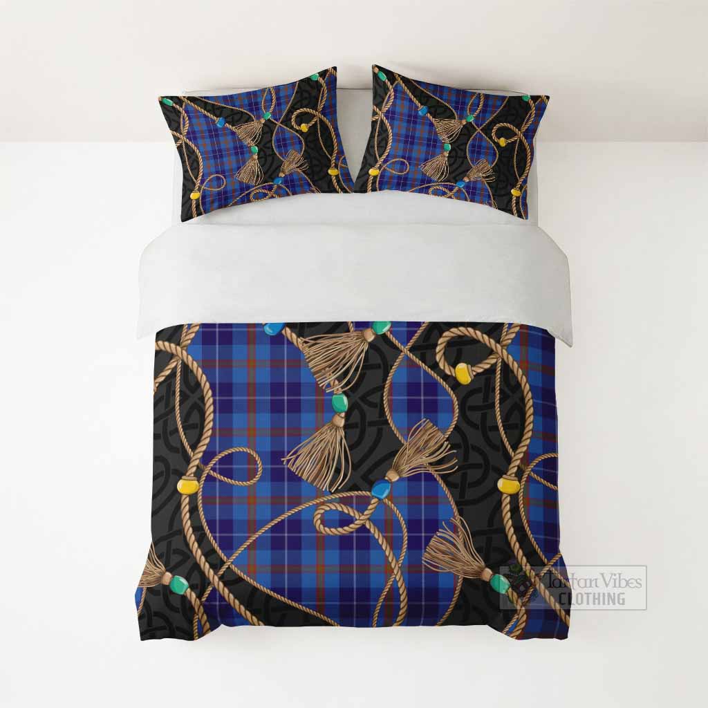 Bryson Scottish Tartan Twisted Ropes Stylized Bedding Set - Tartan Vibes Clothing