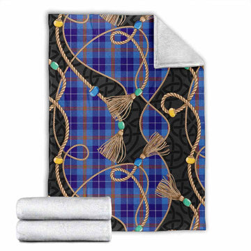 Bryson Scottish Tartan Twisted Ropes Stylized Blanket X-Large 59 x 79 inches 150 x 200 cm - Tartan Vibes Clothing