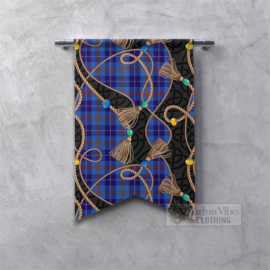 Bryson Scottish Tartan Twisted Ropes Stylized Gonfalon Fishtail - Tartan Vibes Clothing