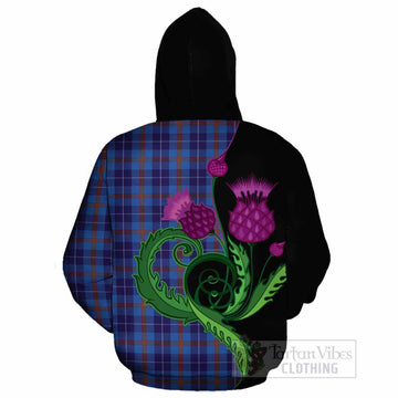 Bryson Tartan Cotton Hoodie Traditional Scottish Thistle