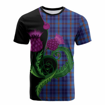 Bryson Tartan Cotton T-shirt Traditional Scottish Thistle