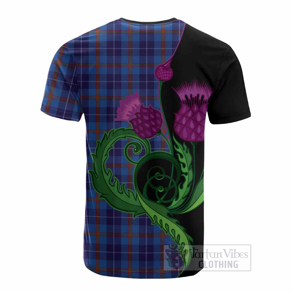 Bryson Tartan Cotton T-shirt Traditional Scottish Thistle
