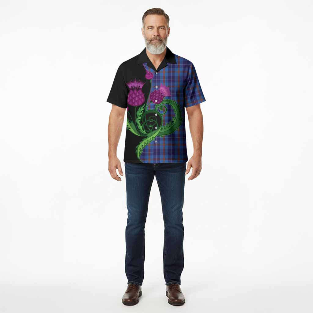 Bryson Tartan Hawaiian Shirt Traditional Scottish Thistle