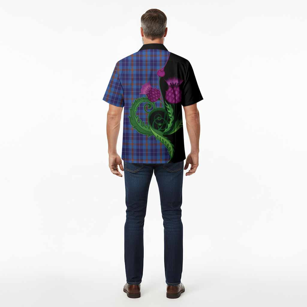 Bryson Tartan Hawaiian Shirt Traditional Scottish Thistle