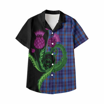 Bryson Tartan Kid Hawaiian Shirt Traditional Scottish Thistle