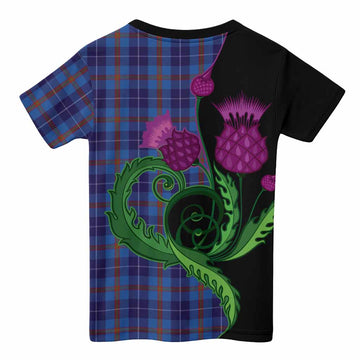 Bryson Tartan Kid T-shirt Traditional Scottish Thistle